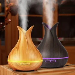 WiFi Smart Air Humidifier 400ml Essential Oil Diffuser deco home ball perfume wood Aroma Air wireless Humidifiers Home fragrance