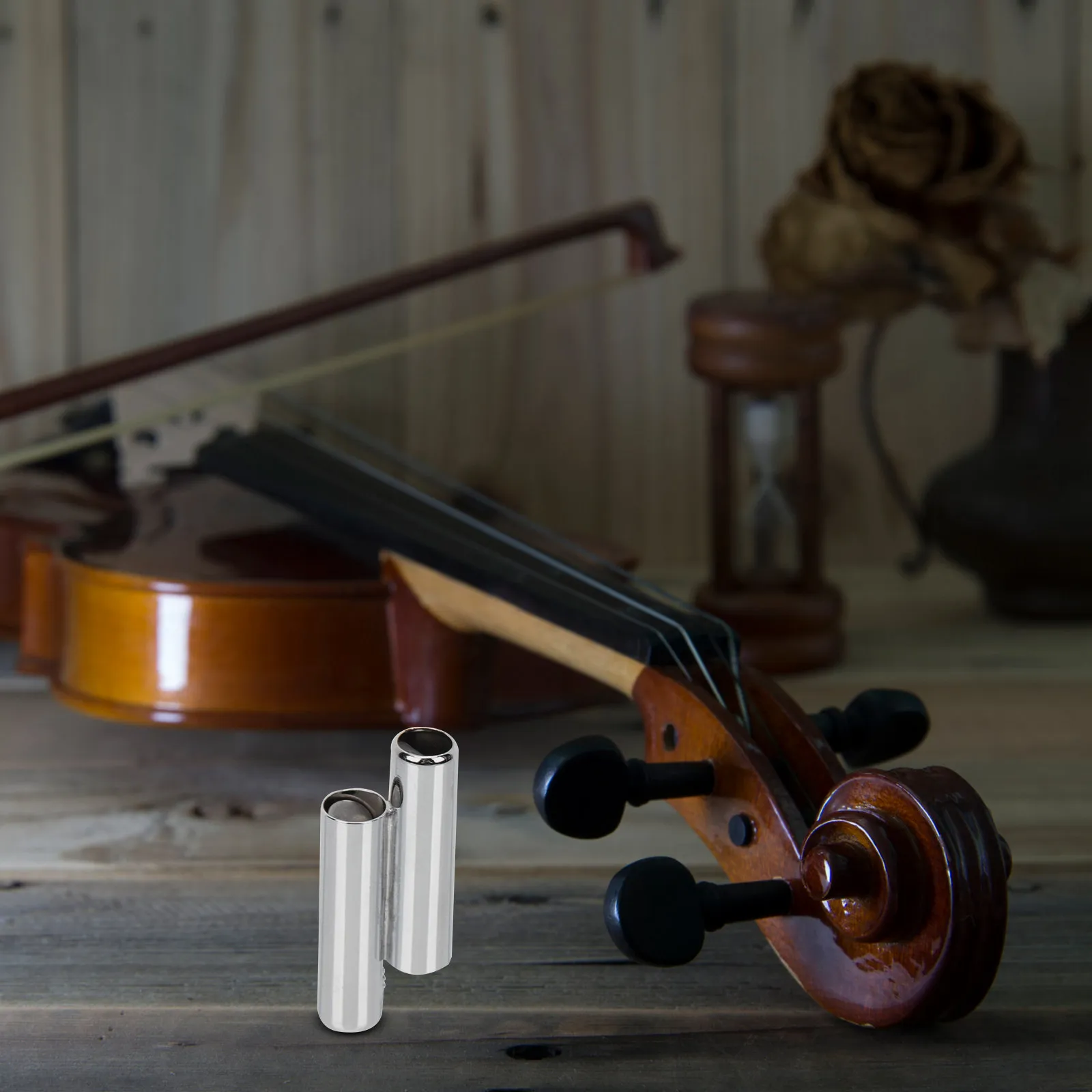 Small Violin Erhu Tuner High-Quality Craftsmanship Ornamental Design Versatile Tuning Device for Ear Training Sight Singing