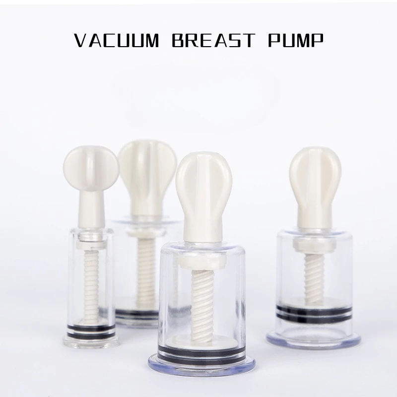 

Rotating Handle Twist Suction Cupping Cup Nipple Enhancer Massage Vacuum Cans Suction Cup Anti Cellulite Massager 4 Size