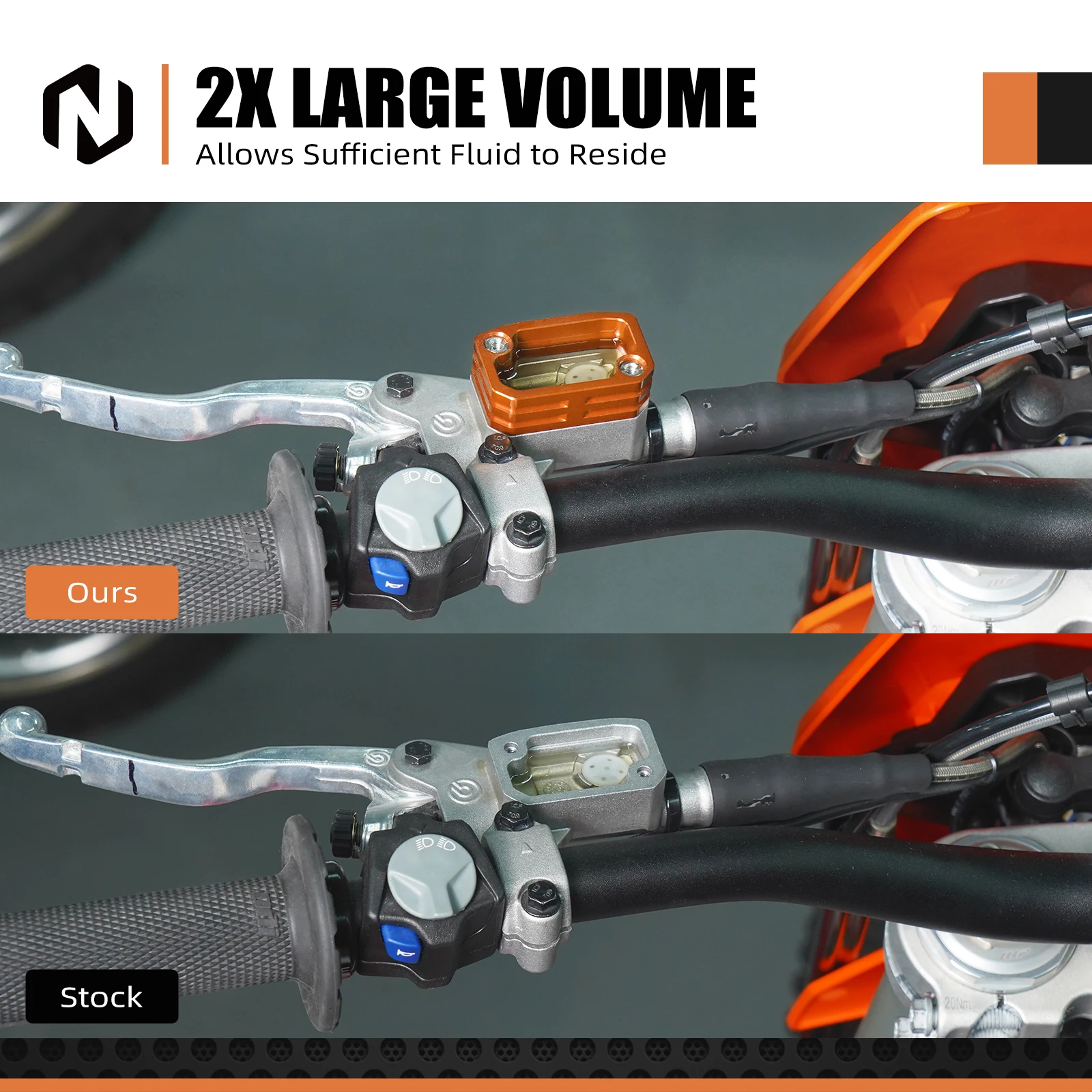 ل KTM EXC 300 TPI EXC 250 XCW 300 ستة أيام 2006-2024 خزان القابض حجم كبير SX 125 SXF 250 SXF 450 EXCF 350 XCF XCF-W