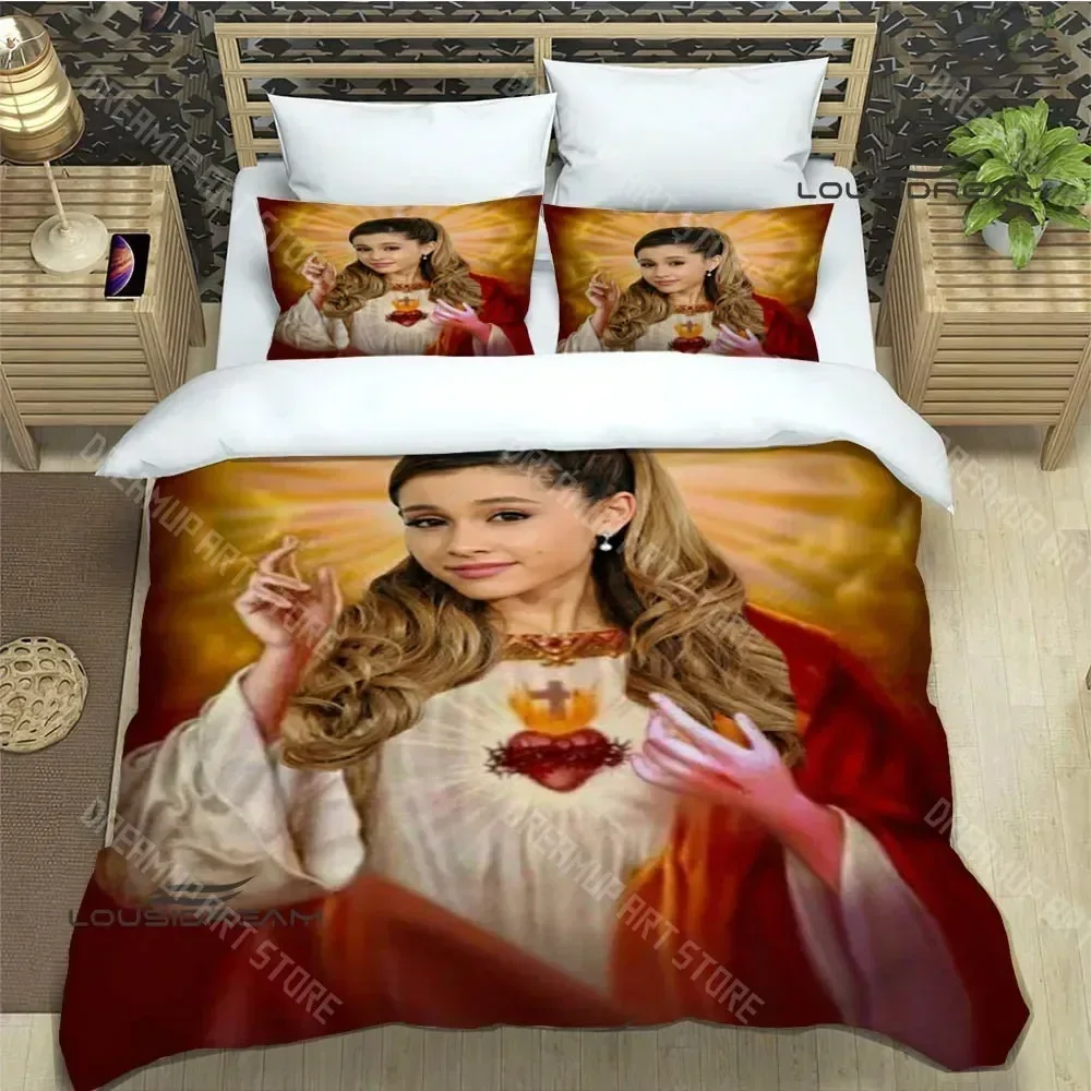 Exquisite 3D Print Ariana Grande Singer Bedding Sets Exquisite Bed Supplies Set Duvet Cover Bed Comforter Set Bedding Set Luxur