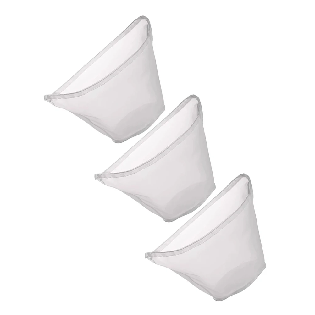 

3Pcs Reusable Nylon Straining Bags for Dumpling Filling Vegetable Water Squeezing Soymilk Filter Juice Extraction Kitchen Tool