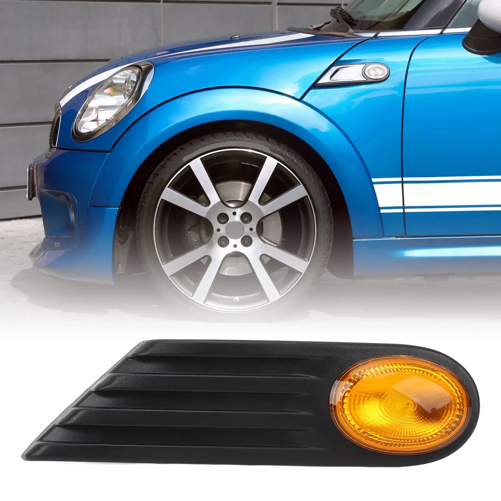 

Side Marker Light Housing Signal Light Shell for Mini Hatch R56 R57 2006-2013 Clubman R55 2007-2014 Cooper Roadster 2012–2015