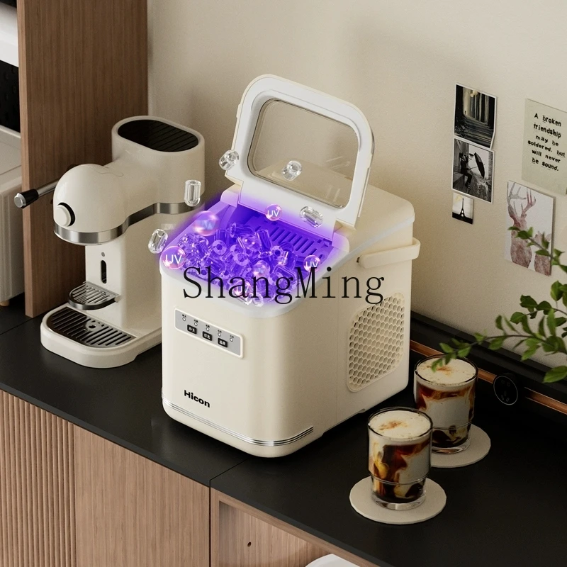 

ZYY small commercial 15KG intelligent mini household automatic round ice cube making machine
