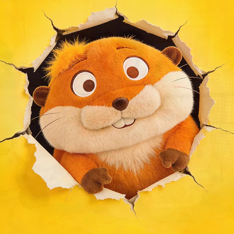 

Adorable Orange Otter Plush Toy with Big Eyes, Soft Throw Pillow for Bedroom, Sofa & Room Decoration, Lovely Gift