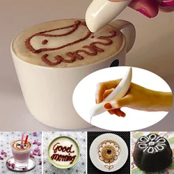 Electrical Latte Art Pen for Coffee Cake Spice Pen Creative Cake Decoration Pen Coffee Carving Pen Baking Pastry Tools Stencils