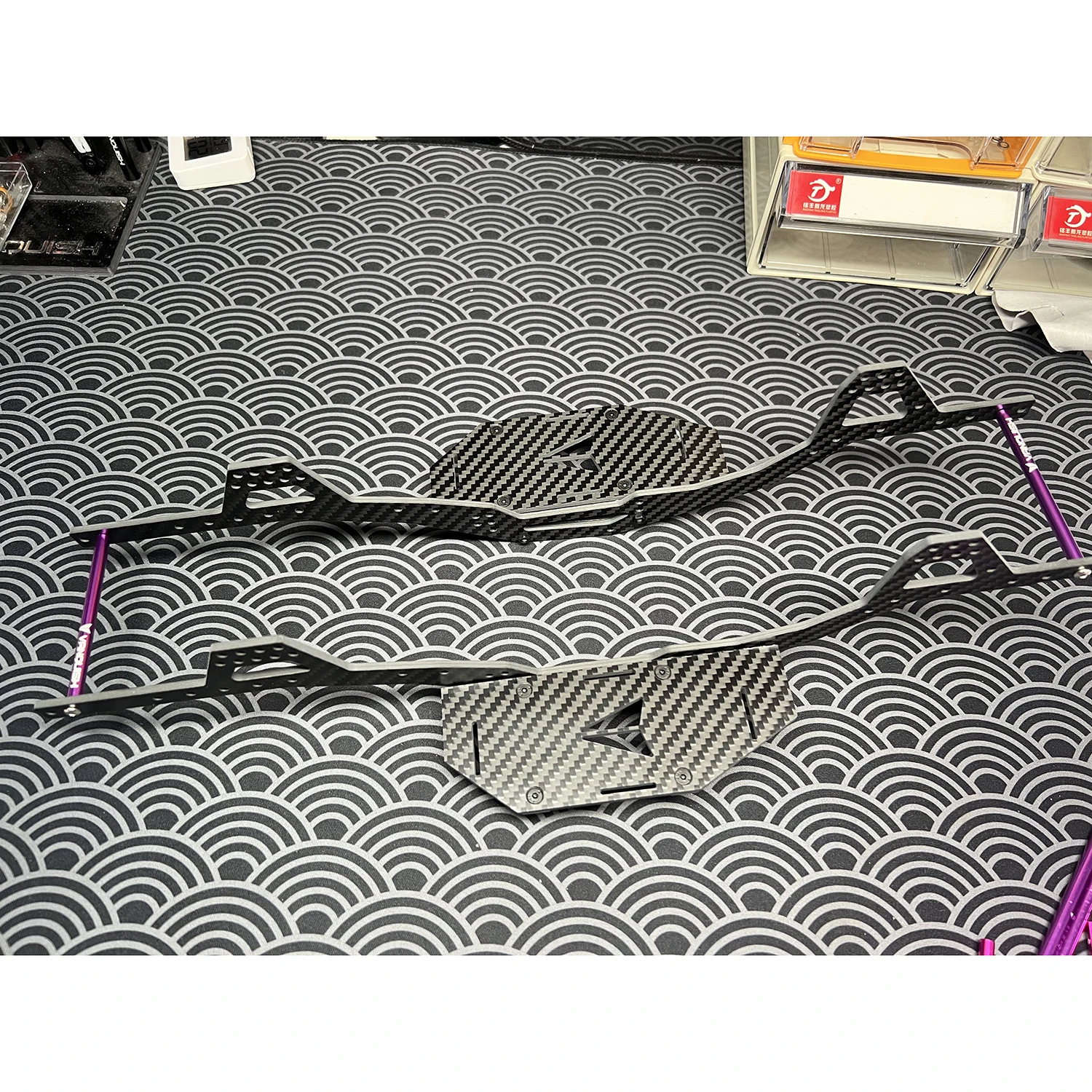 

Titanium Alloy LCG Low Center of Gravity Beam Battery Panel for 1/10 RC Crawler Car VP VRD VP H10 Phoenix Pro Accessories