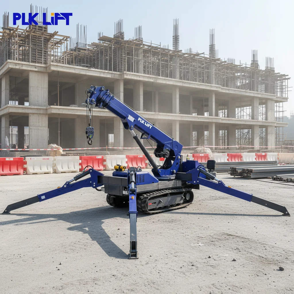 Small Tracked Spider Crane for Construction Site Pro
