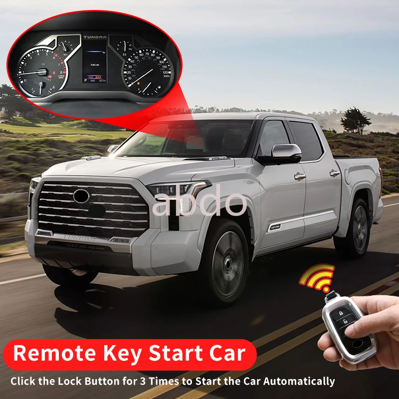abdo For Toyota Tundra,Sequoia 2022 2025 Remote Key Starter, Upgraded Modification accessories,body kit Remote Heat dissipation