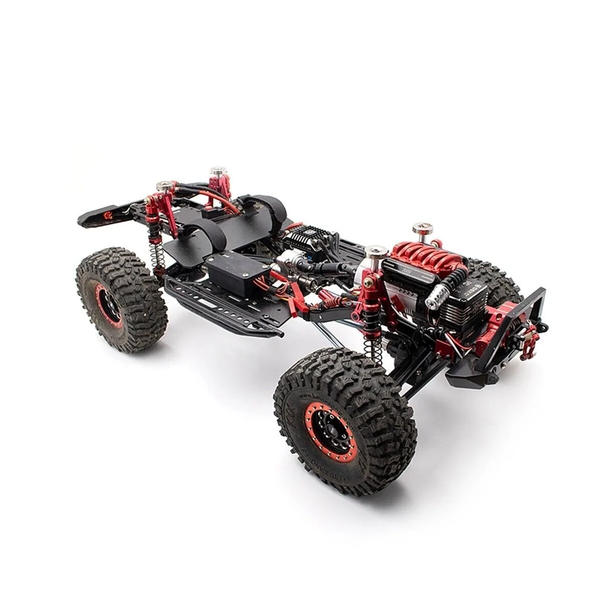 LCX Racing 1/10 RC Crawler caja de cambios de transmisión planetaria de aluminio para Axial SCX10 II 90046 90047 piezas mejoradas Accesorios