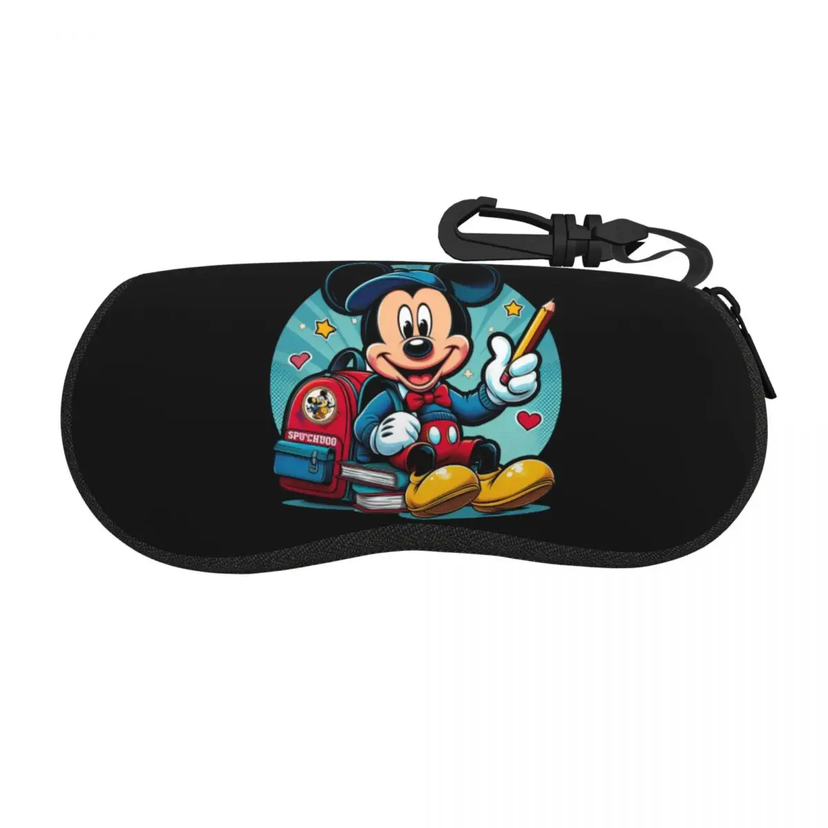 

Custom Mickey Mouse Student Shell Glasses Case Unisex Fashion Eyeglasses Case Sunglasses Protector Box