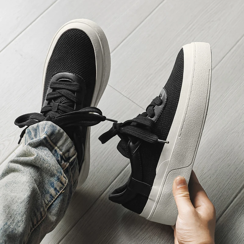 

​ Уличная обувь Viral 2025 — острые туфли для скейтбординга, ретро-американский стиль, толстая подошва, повседневная и модная, удобная для пеших прогулок