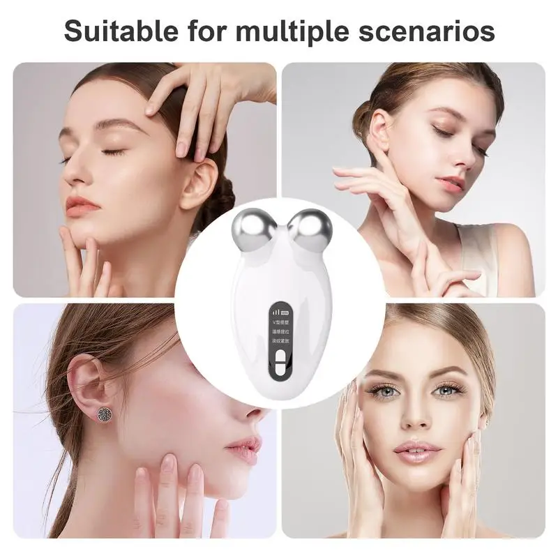 Microcorrente Dispositivo Facial, Anti Envelhecimento, Redutor De Rugas, Apertamento Da Pele, Dispositivo Microsculpt, Massageador Rosto, Rolos Skincare Ferramenta