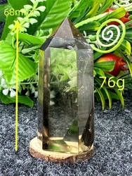 Natural Citrine Spot Healing Magic Tower Obelisk Yellow Quartz Stick Exquisite Workmanship Healing Reiki, Exorcising Evil, Feng