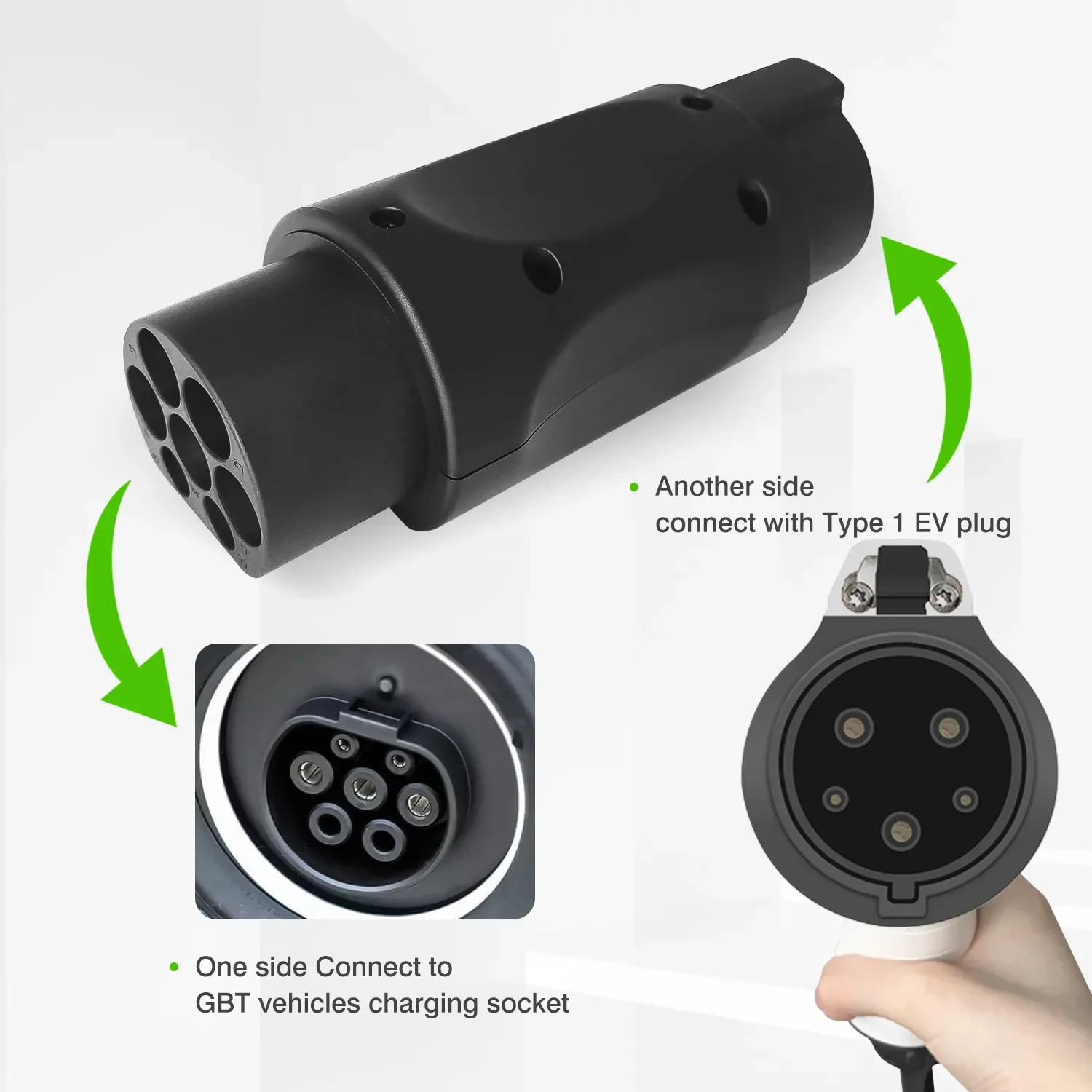

32A 7KW J1772 Ev Charging Adapter Type 1 To GBT Ev Adapter J1772 To GB/T Electric Vehicle Car