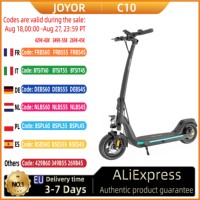 JOYOR C10E(ABE) Electric Scooter 500W 48V 10.4Ah Atdul E-Scooter 25km/h Speed 30-50km Range 10 Inch Tires Foldable City EScooter