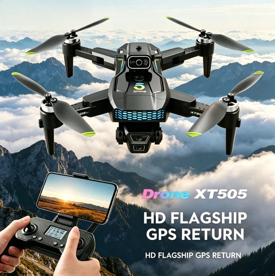 Xt505 Rc Drone - Drone Original XT505 5G GPS Sem