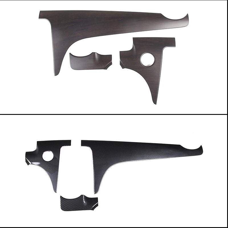 

Накладка на центральную панель приборов из АБС-пластика с узором под карбон для Mercedes-Benz C-Class W206 2022+ (левый руль)