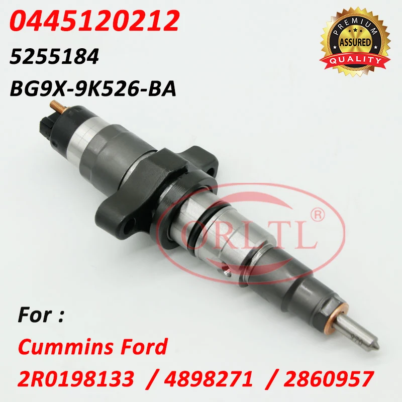 

0445120212 Common Rail Injector 0 445 120 212 Diesel Spray Nozzle 0445 120 212 For Cummins 5255184 BG9X9K526BA 2R0198133 4898271