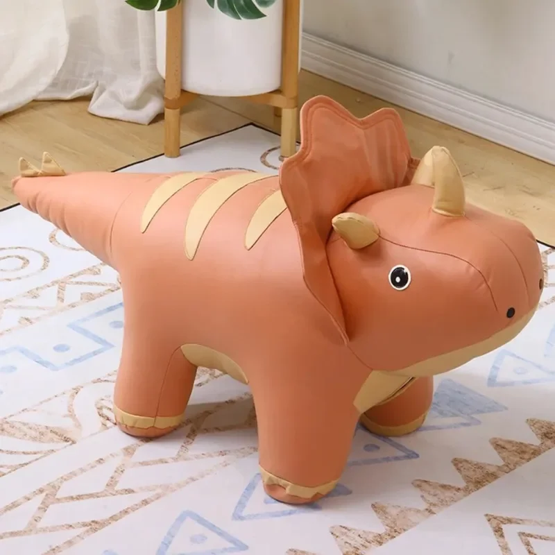  Dinosaur Stool For Children Creative Designer Animal Chair Cartoon Look Change Shoe Home Low Stool