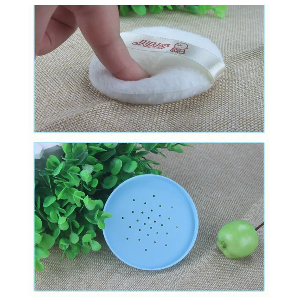 

Puff Holder Body Container Empty Loose Travel Case Sifter Durable Plastic Talcum Powder Children