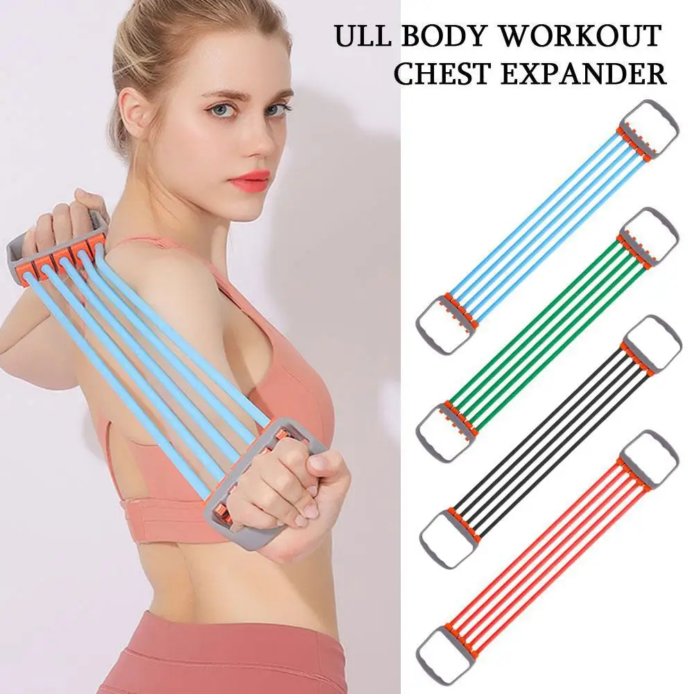 

Full Body Tension Trainer Men's Push-ups Shoulder Expansion Band Arm Expander Chest Women's Detachable Pilates Resistance Z2G0