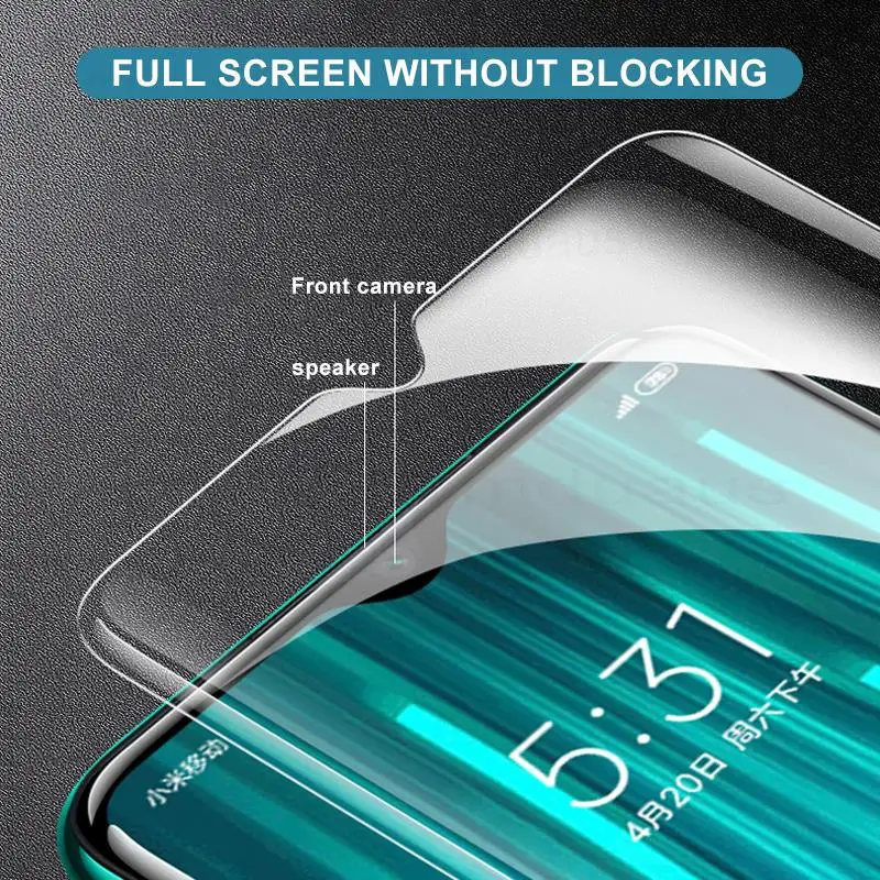 9H Tempered Glass For Xiaomi Redmi 8 8A 9 9A 9C 10A 10C Screen Protector Redmi Note 8 9 10 Pro Max 8T 9T 9S Protective Glas Film