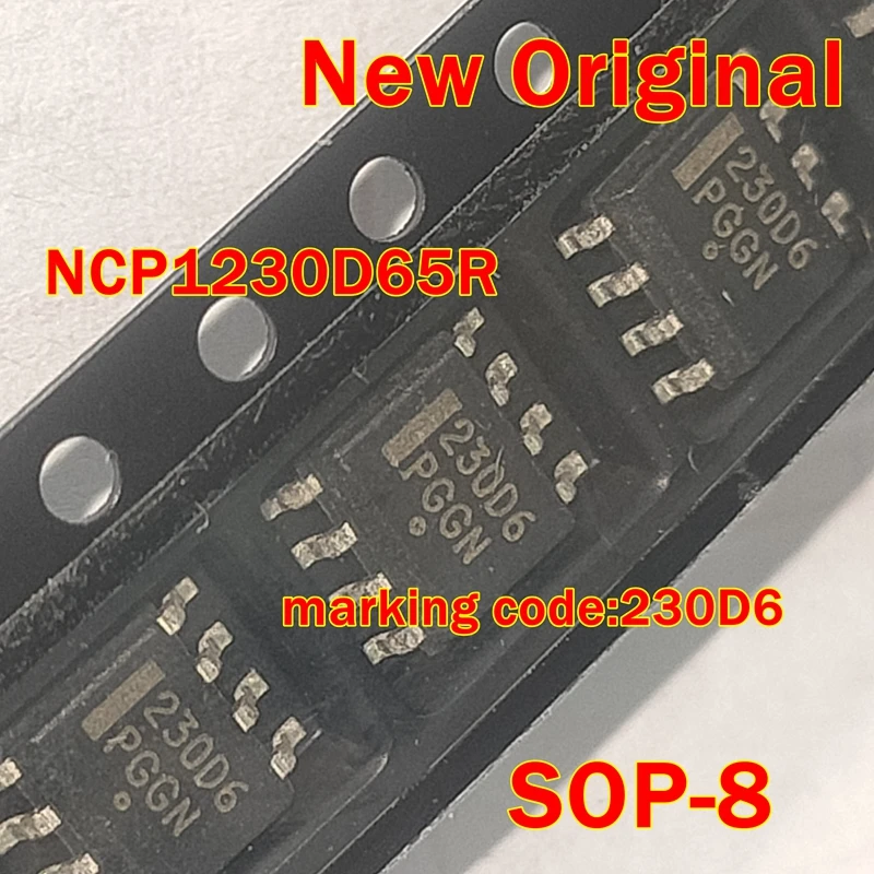 

1pcs to 100pcs NCP1230D65R2G NCP1230D65R2 NCP1230D65R SOP-8 New Original marking code:230D6 Low−Standby Power High Performance