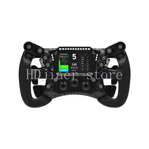 290GP forged carbon fiber force feedback steering wheel F1 same paddle professional driver racing simulator steering wheel