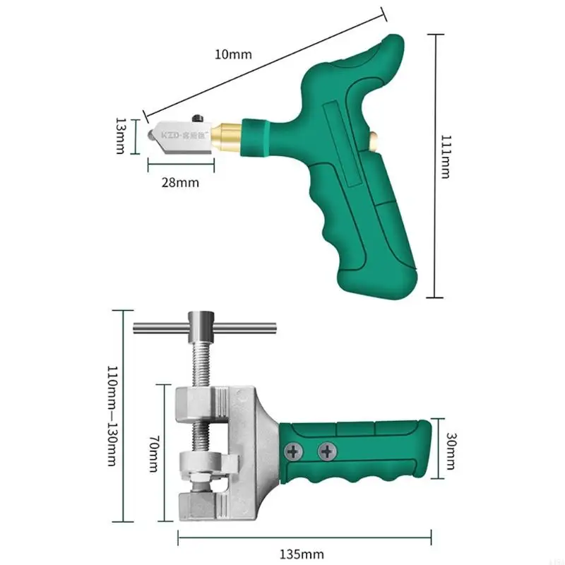 Окраска стеклянной плитки высококачественная ручная ручная ручная керамическая плитка стеклянная резак 448a