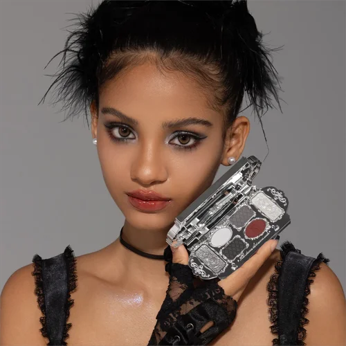 Imagen 2 del producto Paleta de sombras de ojos con piedras preciosas de sirena y luz de luna, colección de sombras de ojos de Ballet de cisne con brillo mate altamente pigmentada