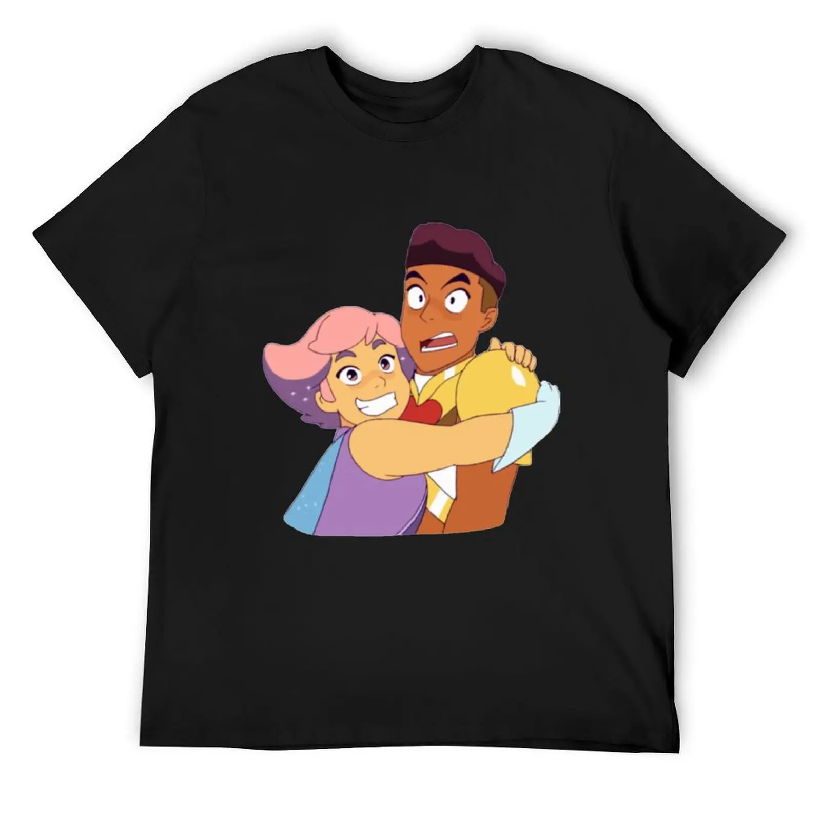 

Glimmer & Bow Hug She-Ra and the Princesses of Power T-Shirt man clothes Louboutins quick-drying vintage t shirts Men's t shirts
