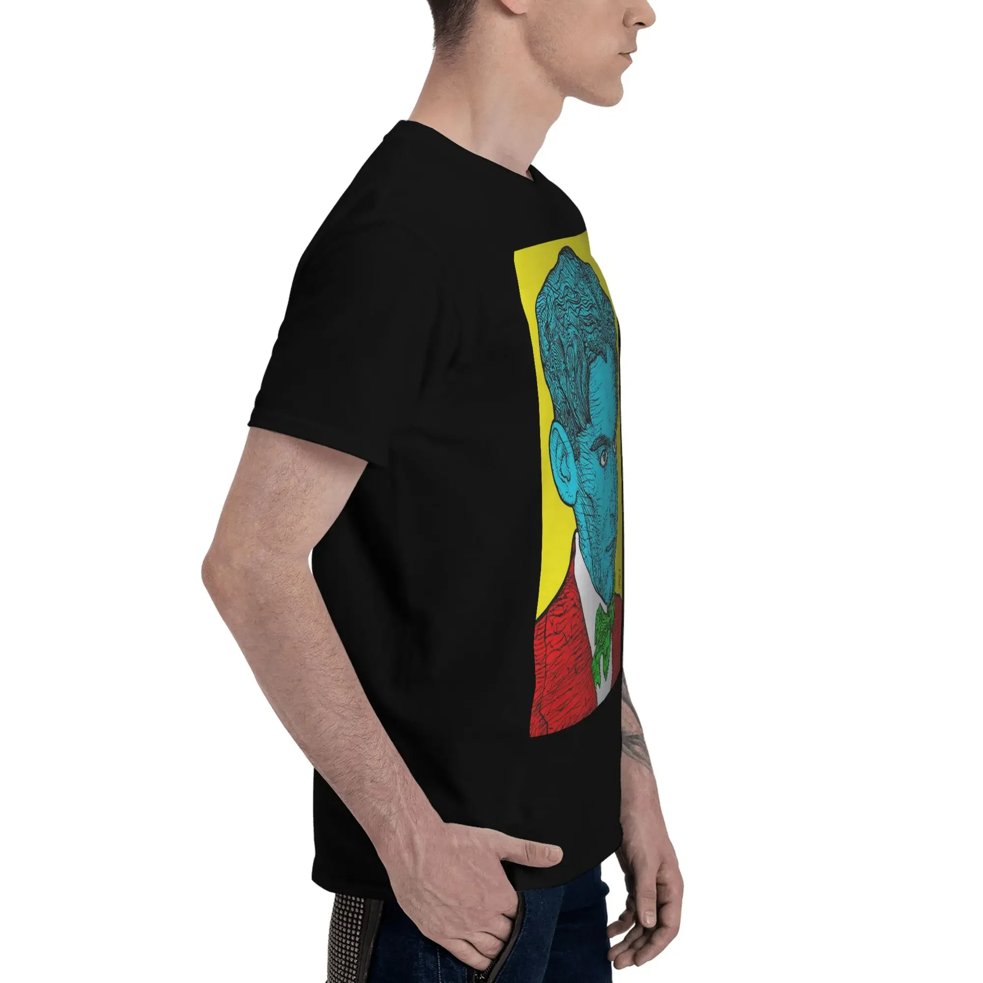 Federico Garcia Lorca portrait 16 Men T-Shirt Oversized T Shirts Men's Crew Neck Cotton Tees Short Summer Male