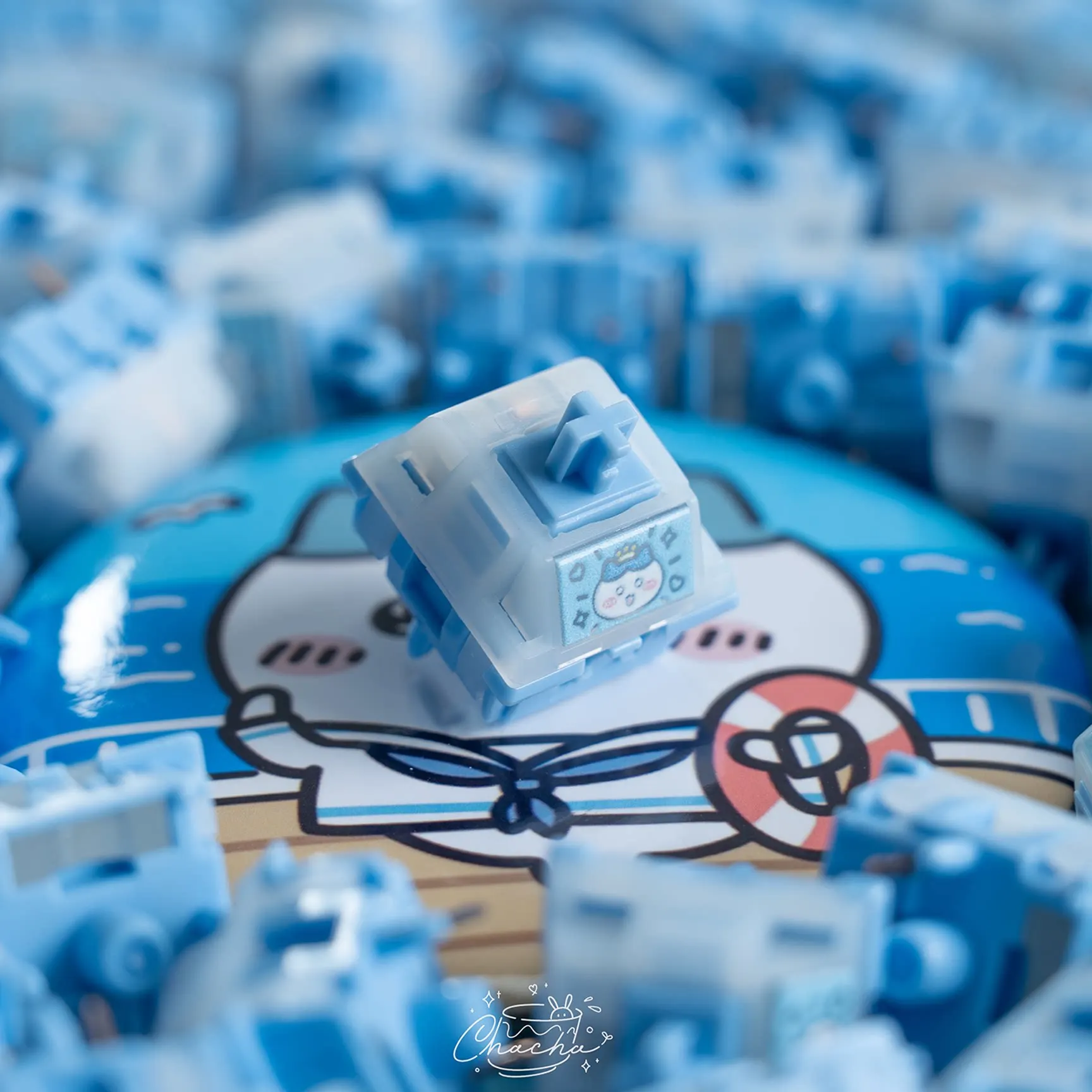 Small Eight R2 Switch Linear Pre-Lubed 5 Pins HotSwap U4 Stem Keygeek Switches For Mx Mechanical Keyboard 기계식 키보드 축