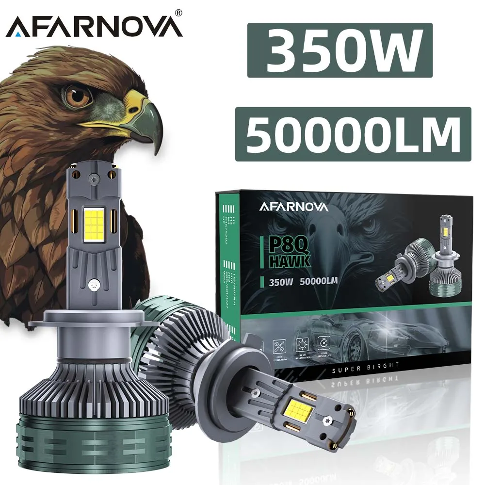 

2PCS 350W 50000LM H7 LED Car Headlight Bulb H4 H8 H9 H11 HB3 9005 H7 4775 CSP Led Auto Fog Light Turbo Lamp 6000K 12V