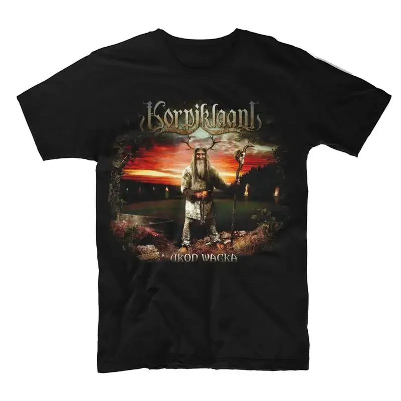 Футболка Korpiklaani Ukon Wacka, мужская и женская, размеры S, M, L, Xl, 2, 3, 4, 5Xl