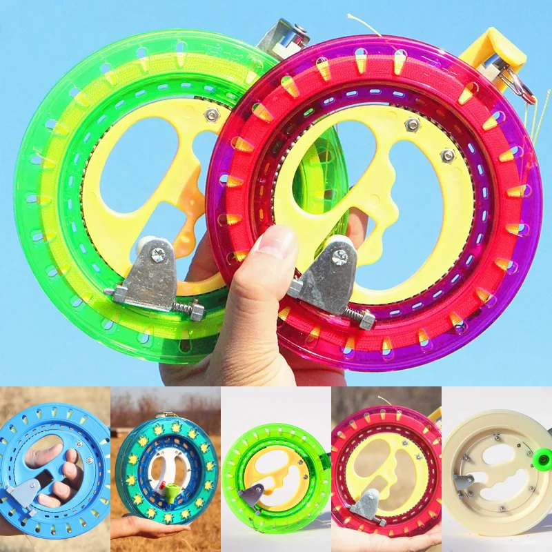 

Free shipping adults kite reel abs kite wheel flying toys for kids kites string line weifang professional kite paragliding power