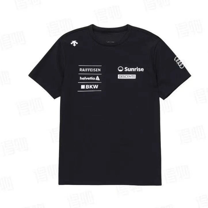 

Spring and Summer Light Luxury T-shirt Loose New Letter Trendy Brand Disan Cotton Short-sleeved Printed Crew Neck Men's Casual