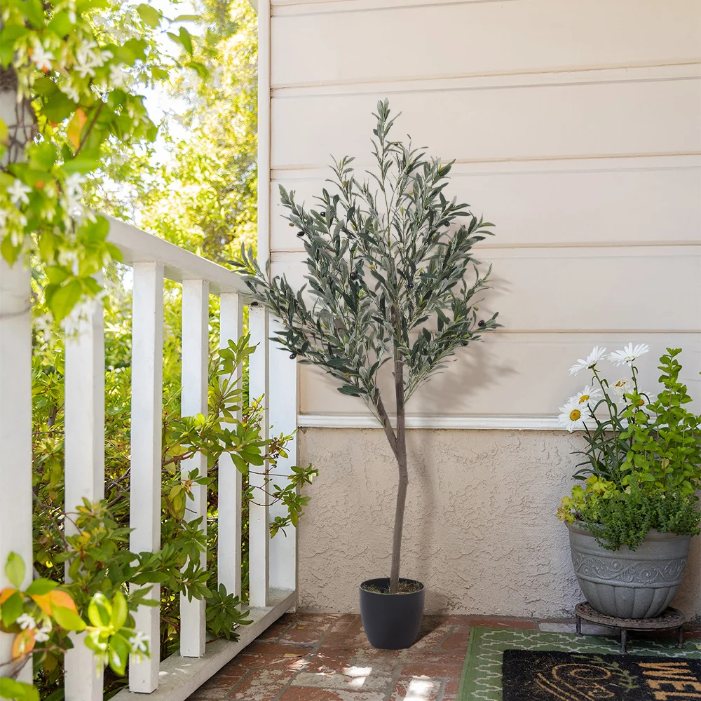 New Artificial Olive Tree Decorative Plant in Planter