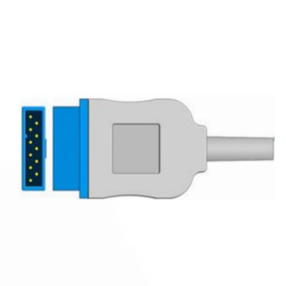 متوافق مع وحدة G * E 11PIN N *ellcor SPO2 محول مستشعر/كابل تمديد، سلك صندوق السيارة SPO2