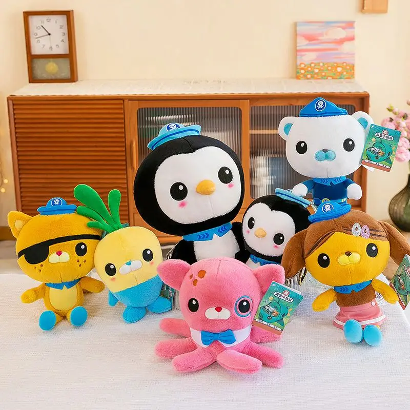 Peluche de los Octonautas de 30 cm, Muñeco de Peluche de Tweak y Dashi, Periféricos de Anime Creativos, Adorno de Escritorio, Regalo para Amigos