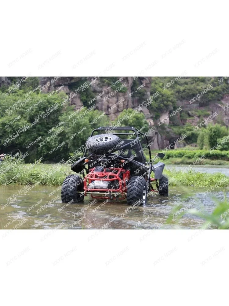 Go-Kart Oil Car Adult Double Four-Wheel All-Terrain ATV Mountain Scrambling Motorcycle