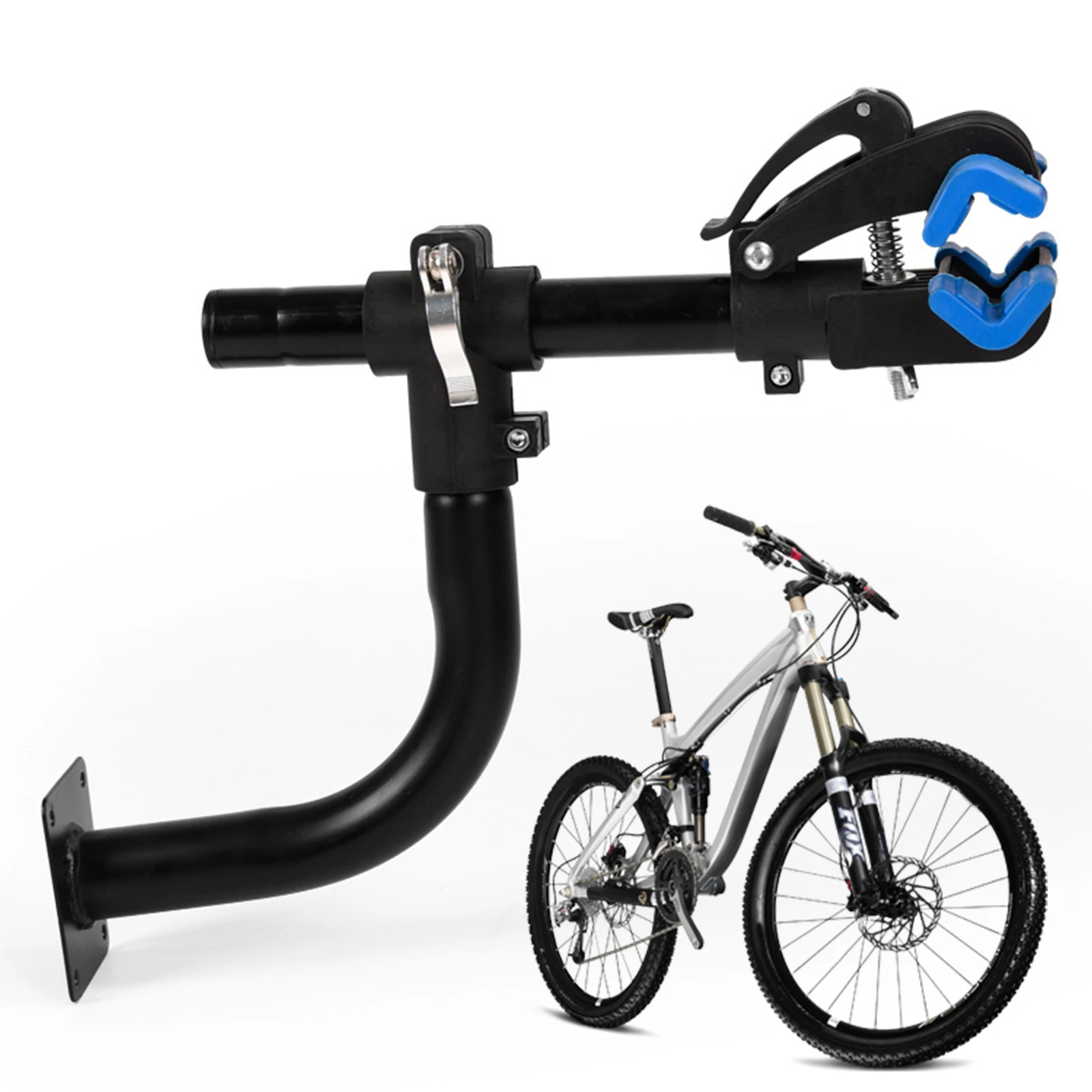 

Bike Repair Stand Space Saving Hold Up To 44 Ibs Bench Mount Bike Stand with Adjustable Clamp for Road Mountain Bicycles