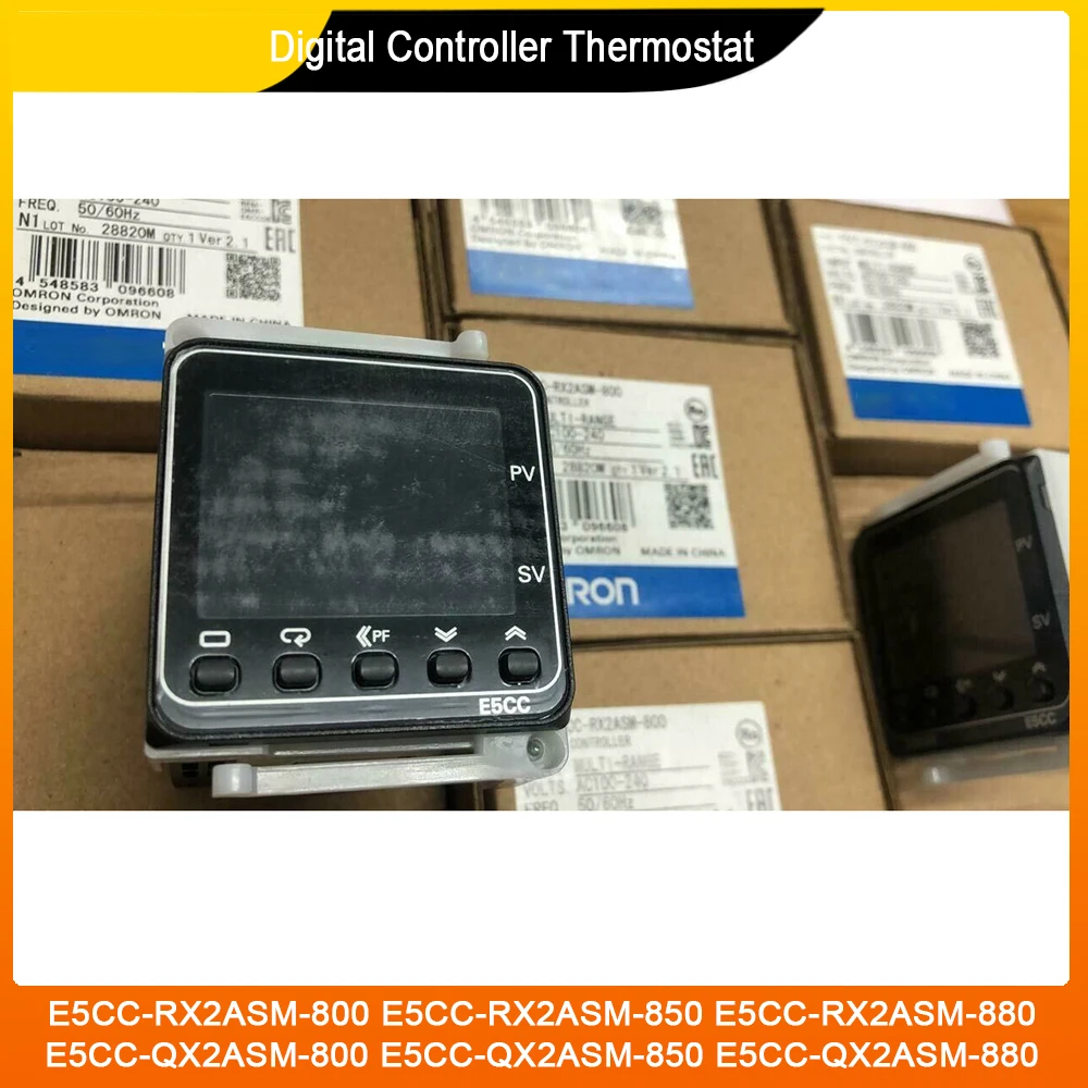 

New E5CC-RX2ASM-800/850/880 E5CC-QX2ASM-800 E5CC-QX2ASM-850 E5CC-QX2ASM-880 Digital Controller Thermostat Order Remark Model