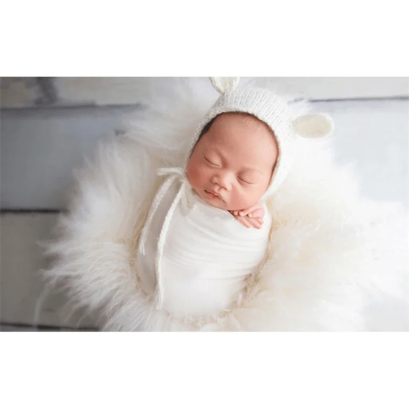 40*160cm Stretch Wrap Newborn Photography Props Accessories Baby Boy Girl Soft Elastic WrapsBlanket Multi-Colors Swaddlings