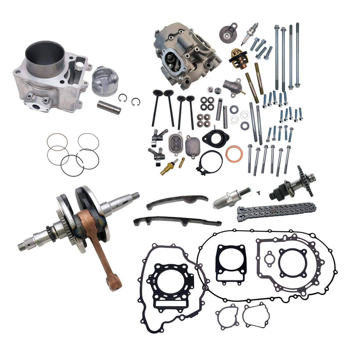 Engine Replacement  Cylinde Crankshaft Kit For LH 500 E2 E4 T3b EFI 500 PROMAX M550 M550L T-BOSS 550 E4  35121 35119 35096