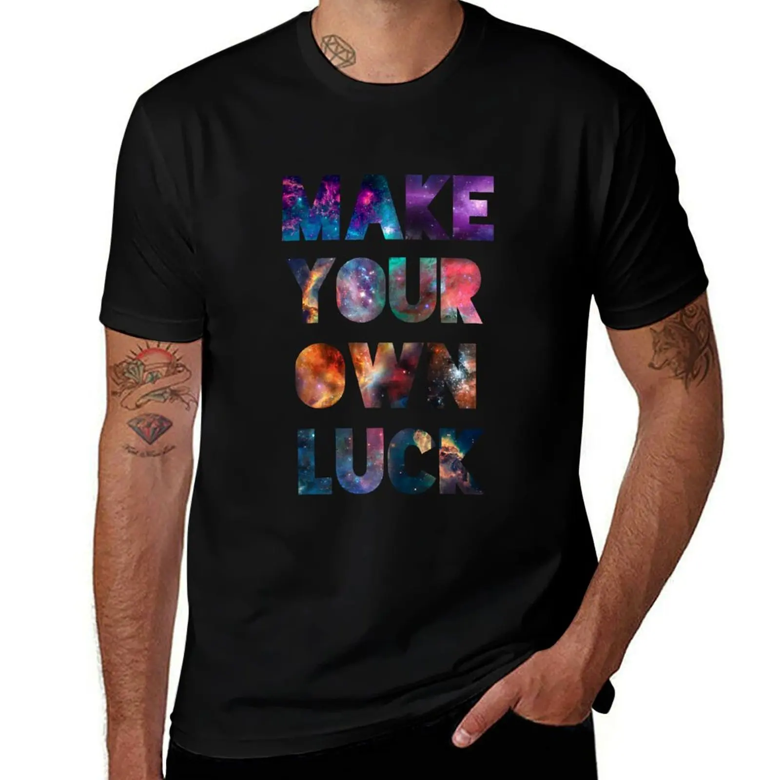 Make Your Own Luck T-Shirt Lightweight Cooling Short Sleeve Tee T-Shirt