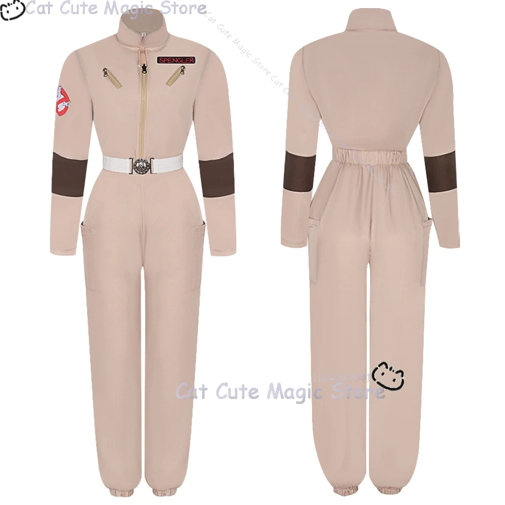 Ghost Busters Cosplay Afterlife Phoebe Men Women Uniform Jumpsuit Costume Carnival Outfit Roleplay Adults Kids Clothes Halloween