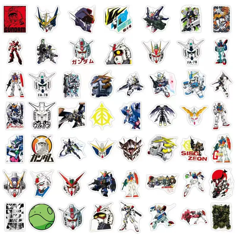 Cartoon Anime Mecha Robot Graffiti Stickers DIY Notebook Skateboard Phone Case Decals Stickers Waterproof Stickers Kids Toy