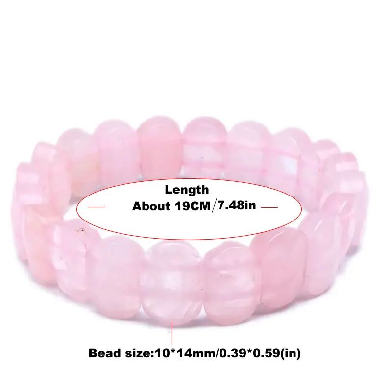 Natural Cut Angle Beads of Crystal Quartz Stone Hand Row Polycrystalline Silicon Bracelet Simple Exquisite Luxury Jewelry Gift